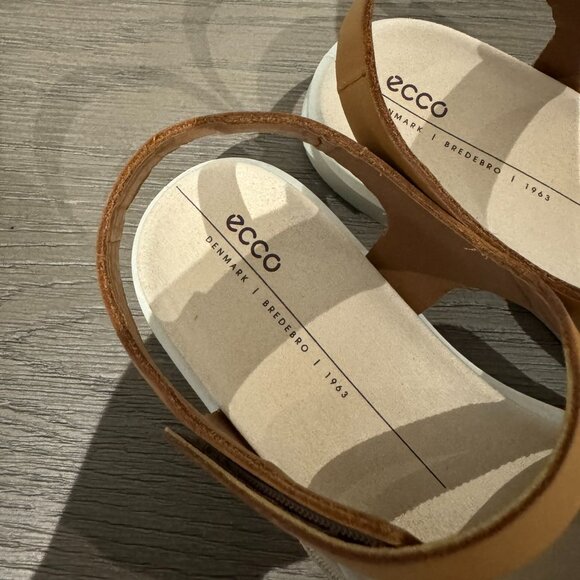 ECCO Women's Brown Flowt Sandal - Size 8 (38) - Picture 7 of 10